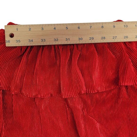 Disney Girls' 2-Piece Outfit Minnie Mouse Red Top & Ruffled Skirt Set Size 6 - Picture 9 of 11